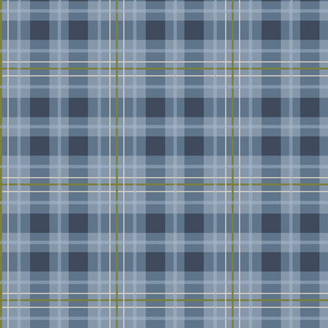 Fabric Art Gallery After the Rain Check Plaid Highland Flannel by the Quarter Yard F-12801
